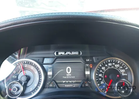 2019 Ram 1500 Laramie 4X4 5'7 Box from USA, damaged, VIN 1C6SRFJT0KN521694